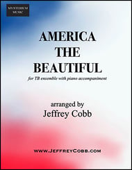 America the Beautiful TB choral sheet music cover Thumbnail